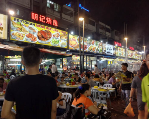 Warsztaty gotowania w Malezji - wieczorny street food