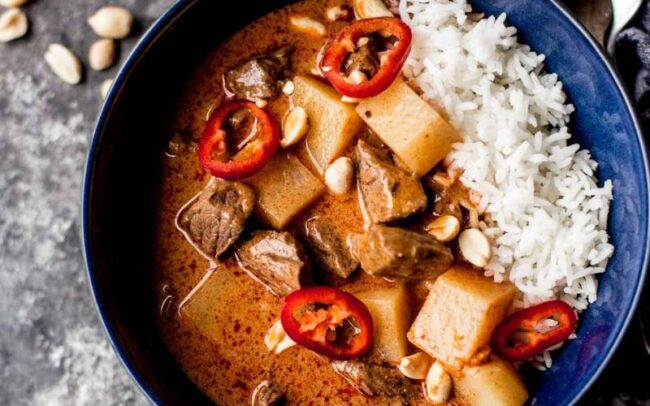 Massaman Curry - jedzenie w Tajlandii
