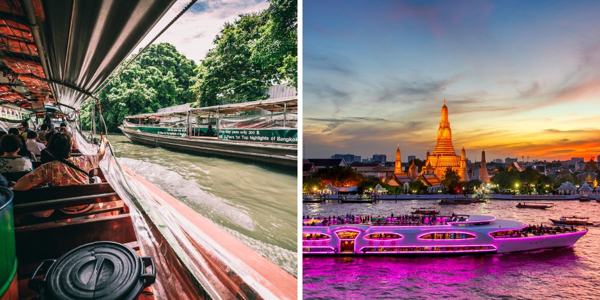 Największe atrakcje Bangkoku - Tramwaj wodny