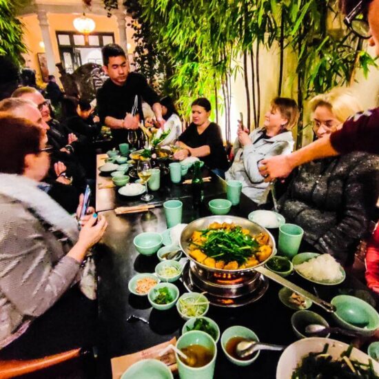 Wspólna kolacja Cha Ca - Hanoi