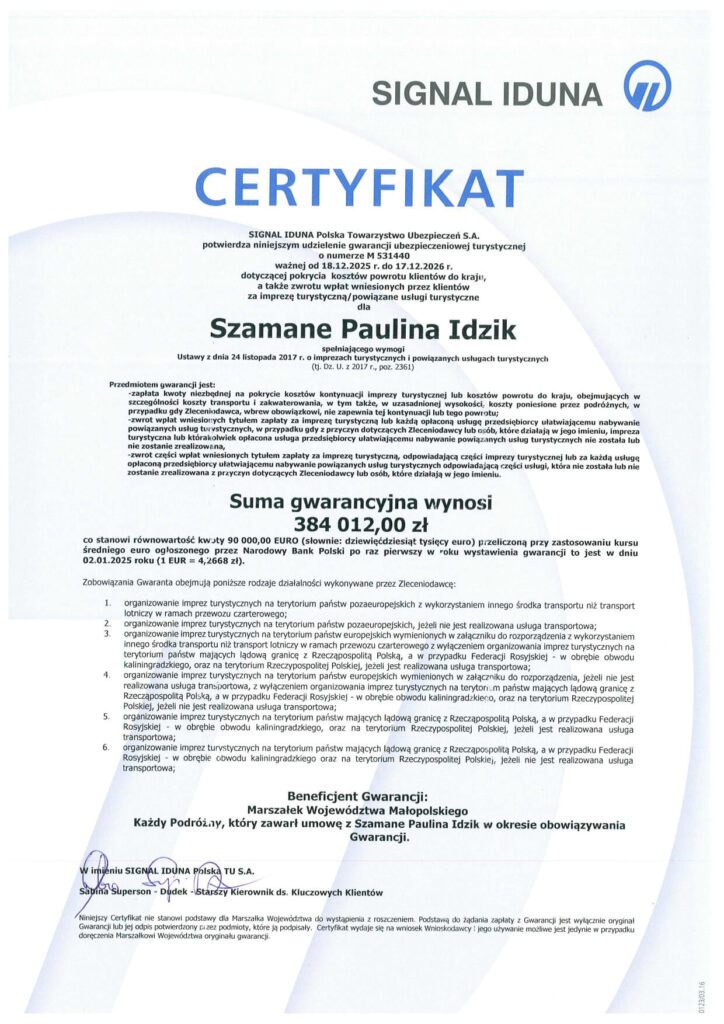 Szamane Biuro Podróży